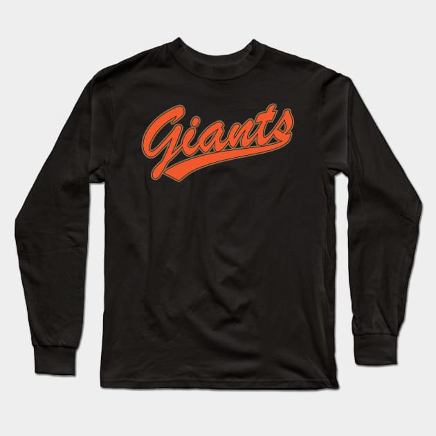 Giants Long Sleeve T-Shirt by Nagorniak